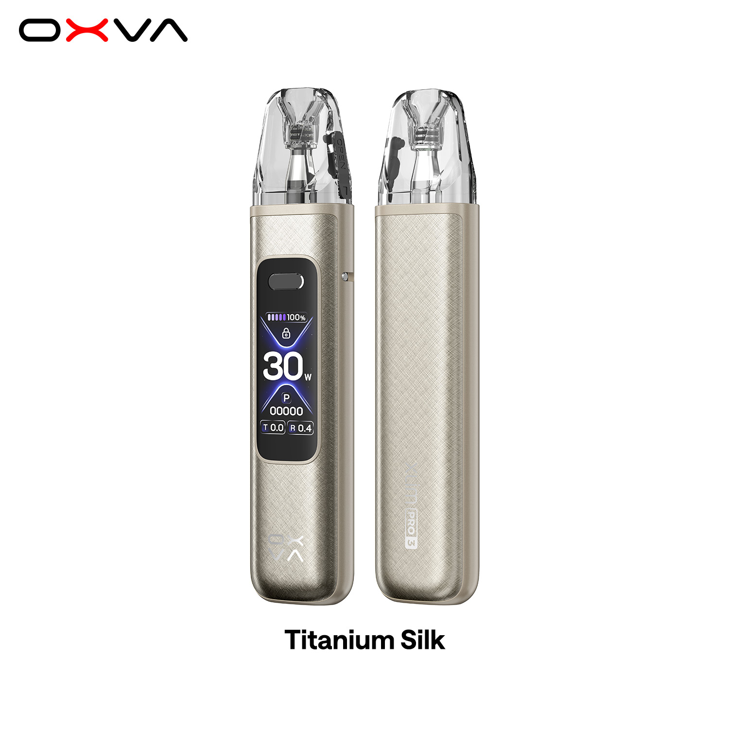 OXVA XLIM PRO 3 TITANIUM SILK